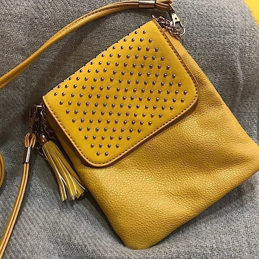 Mellow World!! Mustard Yellow Mini Crossbody!
